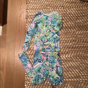 Lilly Pulitzer girls pj set